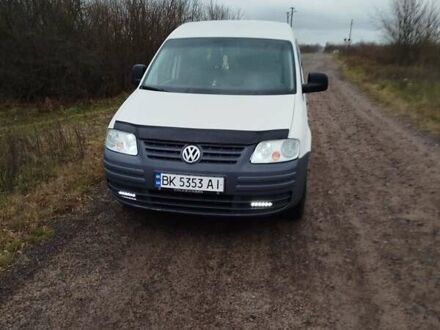 Белый Фольксваген Кадди, объемом двигателя 2 л и пробегом 316 тыс. км за 6000 $, фото 1 на Automoto.ua