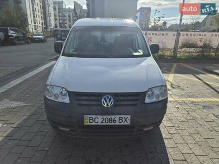 Белый Фольксваген Кадди, объемом двигателя 2 л и пробегом 313 тыс. км за 4700 $, фото 1 на Automoto.ua