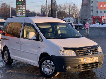 Белый Фольксваген Кадди, объемом двигателя 2 л и пробегом 280 тыс. км за 4700 $, фото 1 на Automoto.ua