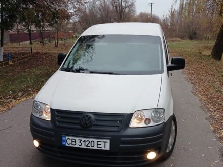 Белый Фольксваген Кадди, объемом двигателя 1.9 л и пробегом 155 тыс. км за 6000 $, фото 1 на Automoto.ua