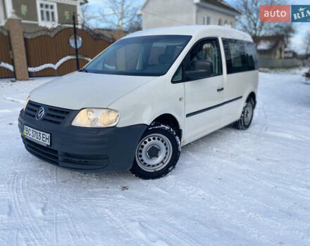 Білий Фольксваген Кадді, об'ємом двигуна 1.9 л та пробігом 212 тис. км за 5400 $, фото 1 на Automoto.ua