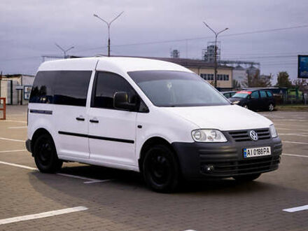 Белый Фольксваген Кадди, объемом двигателя 1.9 л и пробегом 273 тыс. км за 7000 $, фото 1 на Automoto.ua