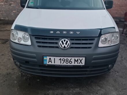 Белый Фольксваген Кадди, объемом двигателя 1.9 л и пробегом 348 тыс. км за 5100 $, фото 1 на Automoto.ua