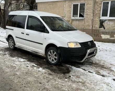 Белый Фольксваген Кадди, объемом двигателя 1.39 л и пробегом 220 тыс. км за 5950 $, фото 1 на Automoto.ua