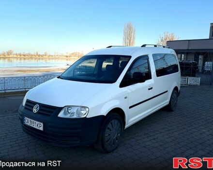 Белый Фольксваген Кадди, объемом двигателя 2 л и пробегом 253 тыс. км за 7950 $, фото 1 на Automoto.ua