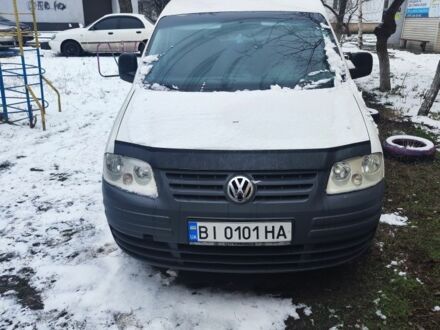 Білий Фольксваген Кадді, об'ємом двигуна 2 л та пробігом 212 тис. км за 5750 $, фото 1 на Automoto.ua