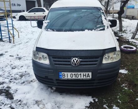 Білий Фольксваген Кадді, об'ємом двигуна 2 л та пробігом 212 тис. км за 5750 $, фото 1 на Automoto.ua