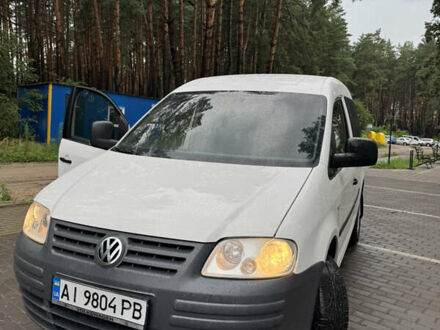 Белый Фольксваген Кадди, объемом двигателя 2 л и пробегом 217 тыс. км за 6500 $, фото 1 на Automoto.ua