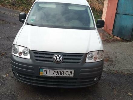 Белый Фольксваген Кадди, объемом двигателя 1.9 л и пробегом 162 тыс. км за 8500 $, фото 1 на Automoto.ua