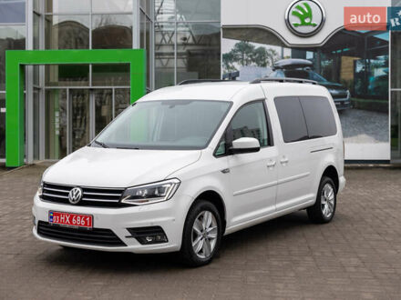 Белый Фольксваген Кадди, объемом двигателя 2 л и пробегом 215 тыс. км за 19800 $, фото 1 на Automoto.ua