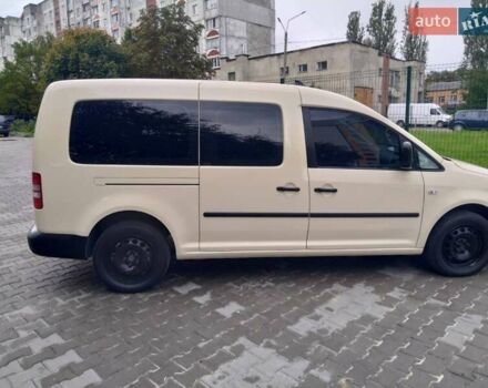 Бежевый Фольксваген Кадди, объемом двигателя 2 л и пробегом 252 тыс. км за 9300 $, фото 1 на Automoto.ua
