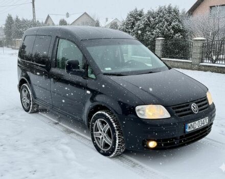 Черный Фольксваген Кадди, объемом двигателя 1.9 л и пробегом 299 тыс. км за 3350 $, фото 1 на Automoto.ua