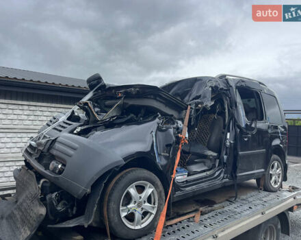 Черный Фольксваген Кадди, объемом двигателя 1.9 л и пробегом 175 тыс. км за 1600 $, фото 1 на Automoto.ua