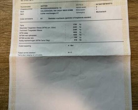 Черный Фольксваген Кадди, объемом двигателя 1.97 л и пробегом 138 тыс. км за 19950 $, фото 1 на Automoto.ua