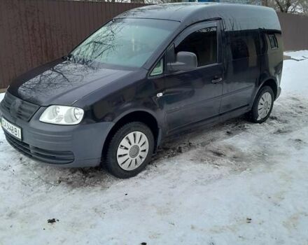 Черный Фольксваген Кадди, объемом двигателя 1.97 л и пробегом 305 тыс. км за 6600 $, фото 1 на Automoto.ua