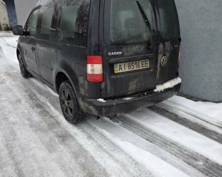 Черный Фольксваген Кадди, объемом двигателя 2 л и пробегом 180 тыс. км за 4700 $, фото 1 на Automoto.ua