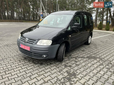 Черный Фольксваген Кадди, объемом двигателя 1.6 л и пробегом 232 тыс. км за 7650 $, фото 1 на Automoto.ua
