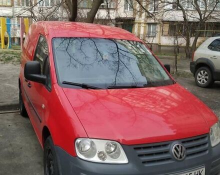 Красный Фольксваген Кадди, объемом двигателя 1.6 л и пробегом 80 тыс. км за 7000 $, фото 3 на Automoto.ua