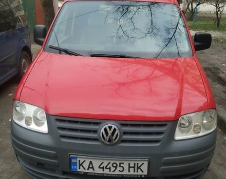Красный Фольксваген Кадди, объемом двигателя 1.6 л и пробегом 80 тыс. км за 7000 $, фото 12 на Automoto.ua