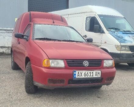 Красный Фольксваген Кадди, объемом двигателя 1.9 л и пробегом 200 тыс. км за 2000 $, фото 2 на Automoto.ua