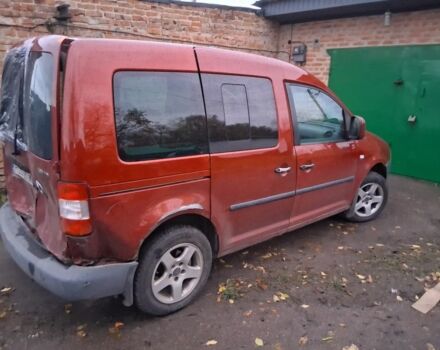 Красный Фольксваген Кадди, объемом двигателя 1.9 л и пробегом 360 тыс. км за 3000 $, фото 2 на Automoto.ua