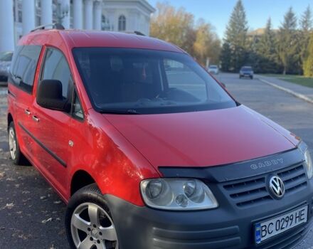 Червоний Фольксваген Кадді, об'ємом двигуна 2 л та пробігом 246 тис. км за 5900 $, фото 14 на Automoto.ua