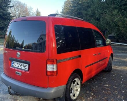 Червоний Фольксваген Кадді, об'ємом двигуна 2 л та пробігом 246 тис. км за 5900 $, фото 2 на Automoto.ua