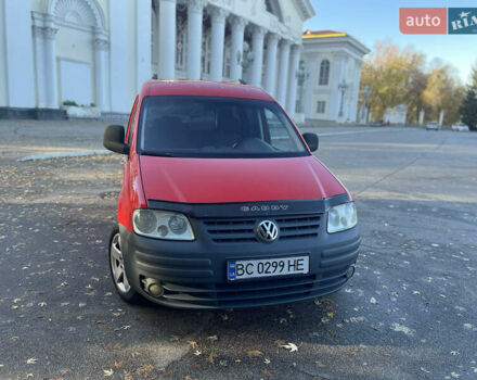 Красный Фольксваген Кадди, объемом двигателя 1.9 л и пробегом 246 тыс. км за 5900 $, фото 7 на Automoto.ua