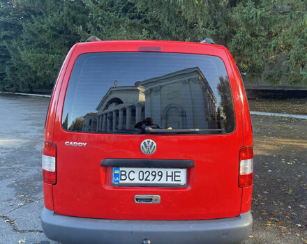 Красный Фольксваген Кадди, объемом двигателя 1.9 л и пробегом 246 тыс. км за 5900 $, фото 5 на Automoto.ua