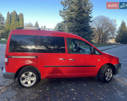 Красный Фольксваген Кадди, объемом двигателя 1.9 л и пробегом 246 тыс. км за 5900 $, фото 3 на Automoto.ua