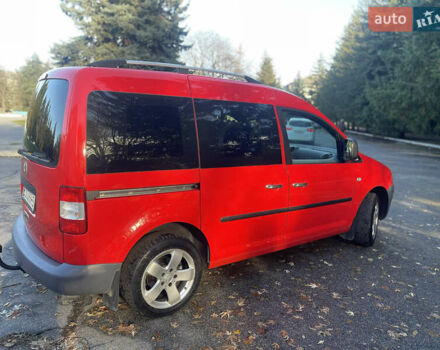 Красный Фольксваген Кадди, объемом двигателя 1.9 л и пробегом 246 тыс. км за 5900 $, фото 9 на Automoto.ua