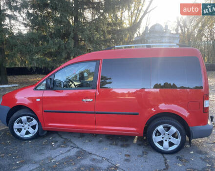 Красный Фольксваген Кадди, объемом двигателя 1.9 л и пробегом 246 тыс. км за 5900 $, фото 6 на Automoto.ua