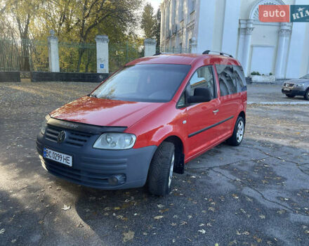 Красный Фольксваген Кадди, объемом двигателя 1.9 л и пробегом 246 тыс. км за 5900 $, фото 10 на Automoto.ua