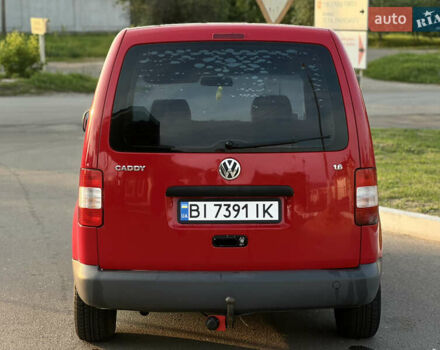 Красный Фольксваген Кадди, объемом двигателя 1.6 л и пробегом 220 тыс. км за 6299 $, фото 8 на Automoto.ua