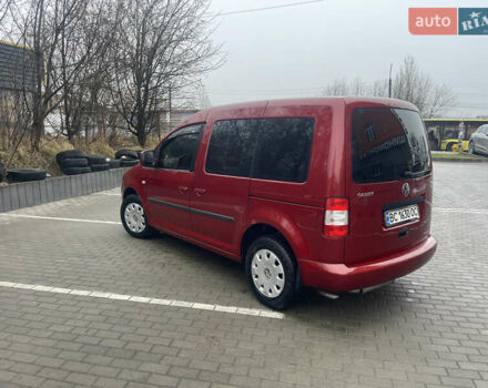 Красный Фольксваген Кадди, объемом двигателя 1.98 л и пробегом 250 тыс. км за 7500 $, фото 5 на Automoto.ua