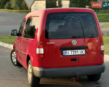 Красный Фольксваген Кадди, объемом двигателя 1.6 л и пробегом 220 тыс. км за 6299 $, фото 7 на Automoto.ua