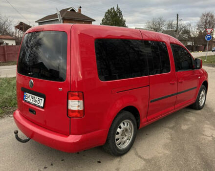 Красный Фольксваген Кадди, объемом двигателя 1.6 л и пробегом 218 тыс. км за 7200 $, фото 4 на Automoto.ua