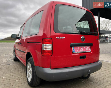 Красный Фольксваген Кадди, объемом двигателя 1.4 л и пробегом 195 тыс. км за 7300 $, фото 10 на Automoto.ua