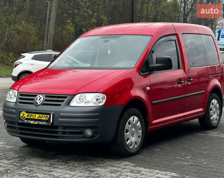 Красный Фольксваген Кадди, объемом двигателя 1.98 л и пробегом 224 тыс. км за 7000 $, фото 2 на Automoto.ua