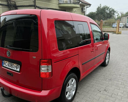 Красный Фольксваген Кадди, объемом двигателя 1.6 л и пробегом 225 тыс. км за 7900 $, фото 8 на Automoto.ua