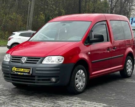 Красный Фольксваген Кадди, объемом двигателя 2 л и пробегом 224 тыс. км за 7000 $, фото 2 на Automoto.ua