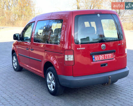 Красный Фольксваген Кадди, объемом двигателя 1.6 л и пробегом 220 тыс. км за 6399 $, фото 15 на Automoto.ua