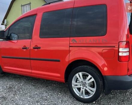 Червоний Фольксваген Кадді, об'ємом двигуна 1.6 л та пробігом 183 тис. км за 9750 $, фото 4 на Automoto.ua