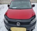Красный Фольксваген Кадди, объемом двигателя 2 л и пробегом 187 тыс. км за 10500 $, фото 1 на Automoto.ua