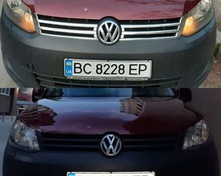 Красный Фольксваген Кадди, объемом двигателя 2 л и пробегом 385 тыс. км за 10985 $, фото 1 на Automoto.ua