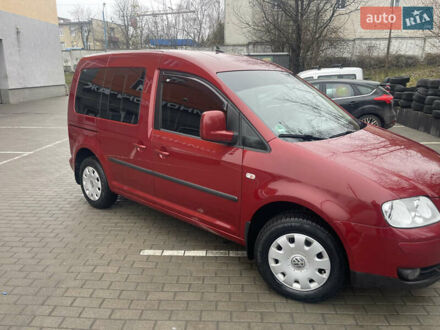 Красный Фольксваген Кадди, объемом двигателя 1.98 л и пробегом 250 тыс. км за 7500 $, фото 1 на Automoto.ua