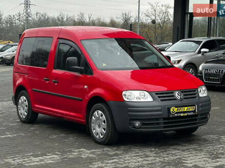 Красный Фольксваген Кадди, объемом двигателя 1.98 л и пробегом 224 тыс. км за 7000 $, фото 1 на Automoto.ua