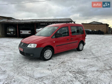 Червоний Фольксваген Кадді, об'ємом двигуна 1.4 л та пробігом 194 тис. км за 6650 $, фото 1 на Automoto.ua