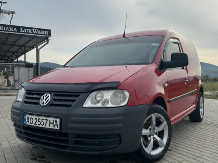 Красный Фольксваген Кадди, объемом двигателя 1.9 л и пробегом 344 тыс. км за 6200 $, фото 1 на Automoto.ua