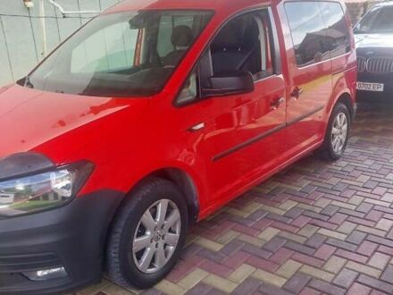 Красный Фольксваген Кадди, объемом двигателя 2 л и пробегом 296 тыс. км за 15500 $, фото 1 на Automoto.ua